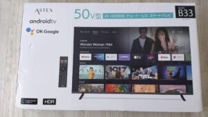 ５５％以上節約 中古 ASTEX AX－MSK50 4K対応スマートテレビ 50V型 テレビ